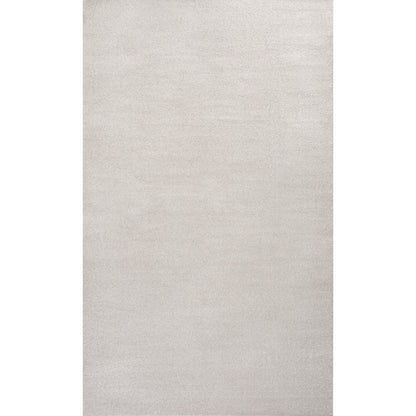 Haze Solid Low Pile Area Rug Ivory