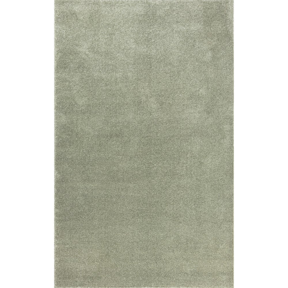 Haze Solid Low Pile Area Rug Green