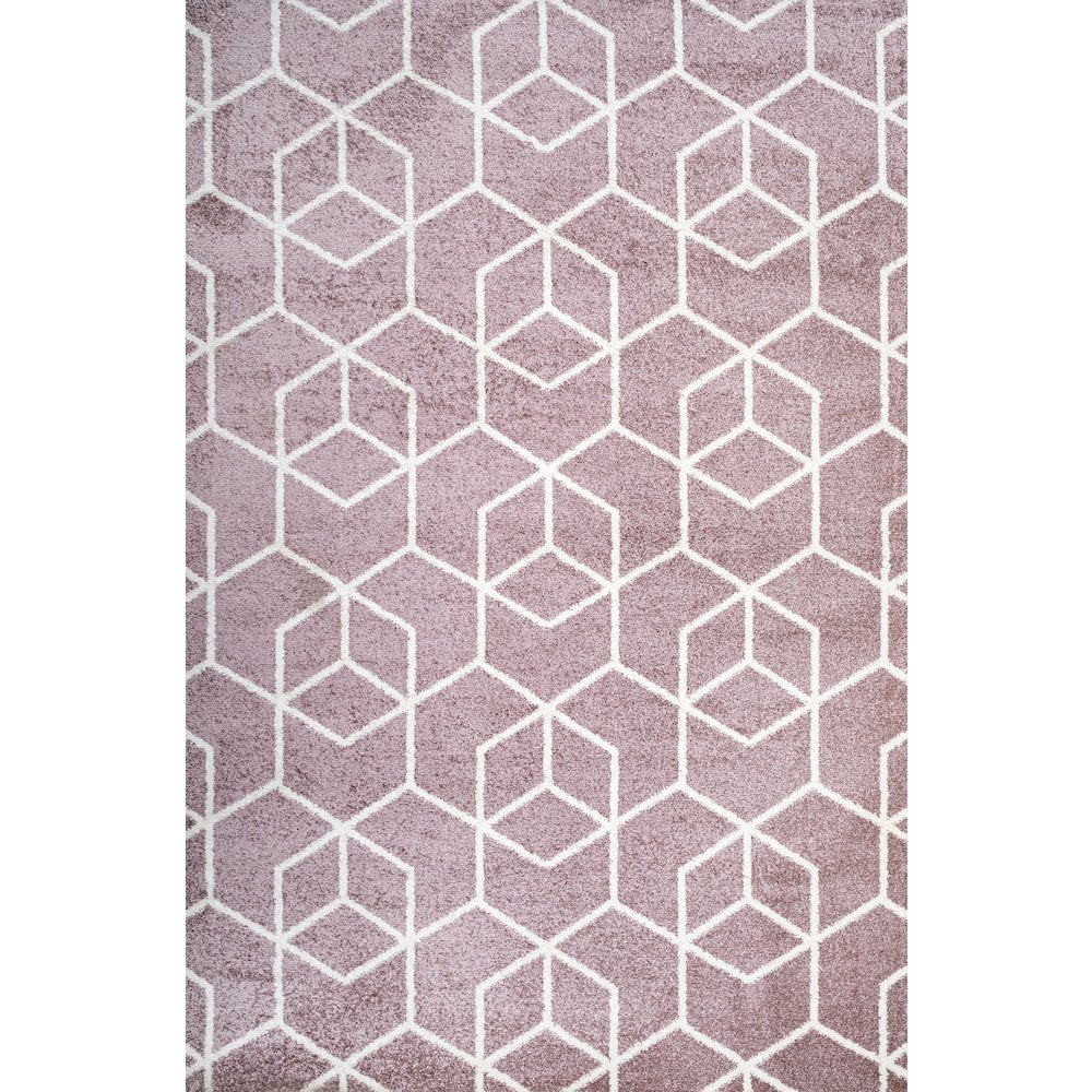 Tumbling Blocks Modern Geometric Area Rug