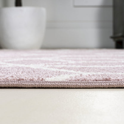 Tumbling Blocks Modern Geometric Area Rug