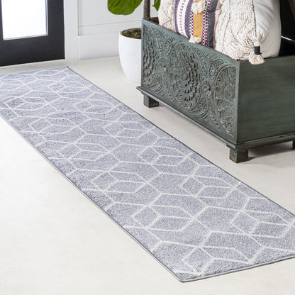 Tumbling Blocks Modern Geometric Area Rug
