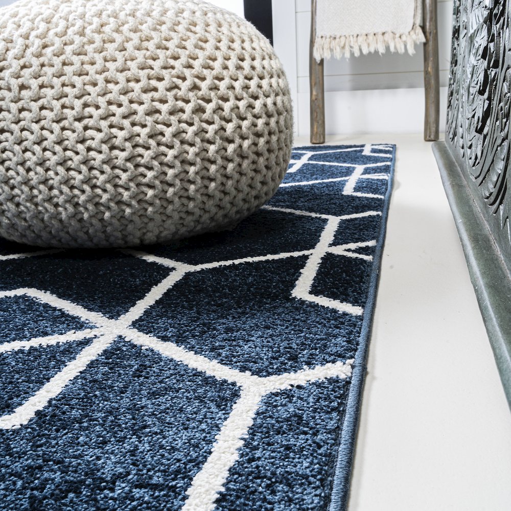 Tumbling Blocks Modern Geometric Area Rug