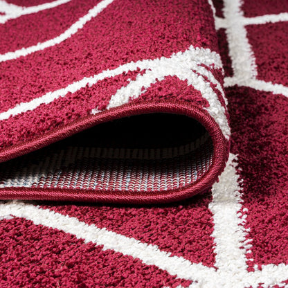 Tumbling Blocks Modern Geometric Area Rug