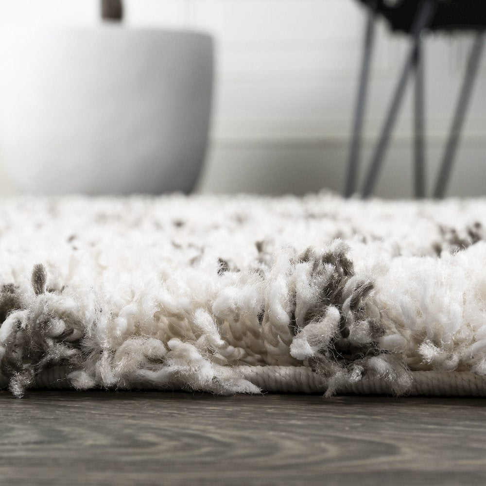 Algaida Moroccan Diamond Shag Area Rug