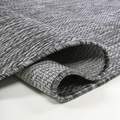 Evan Modern Rustic Organic CurveIndoor/Outdoor Shaped  Rug