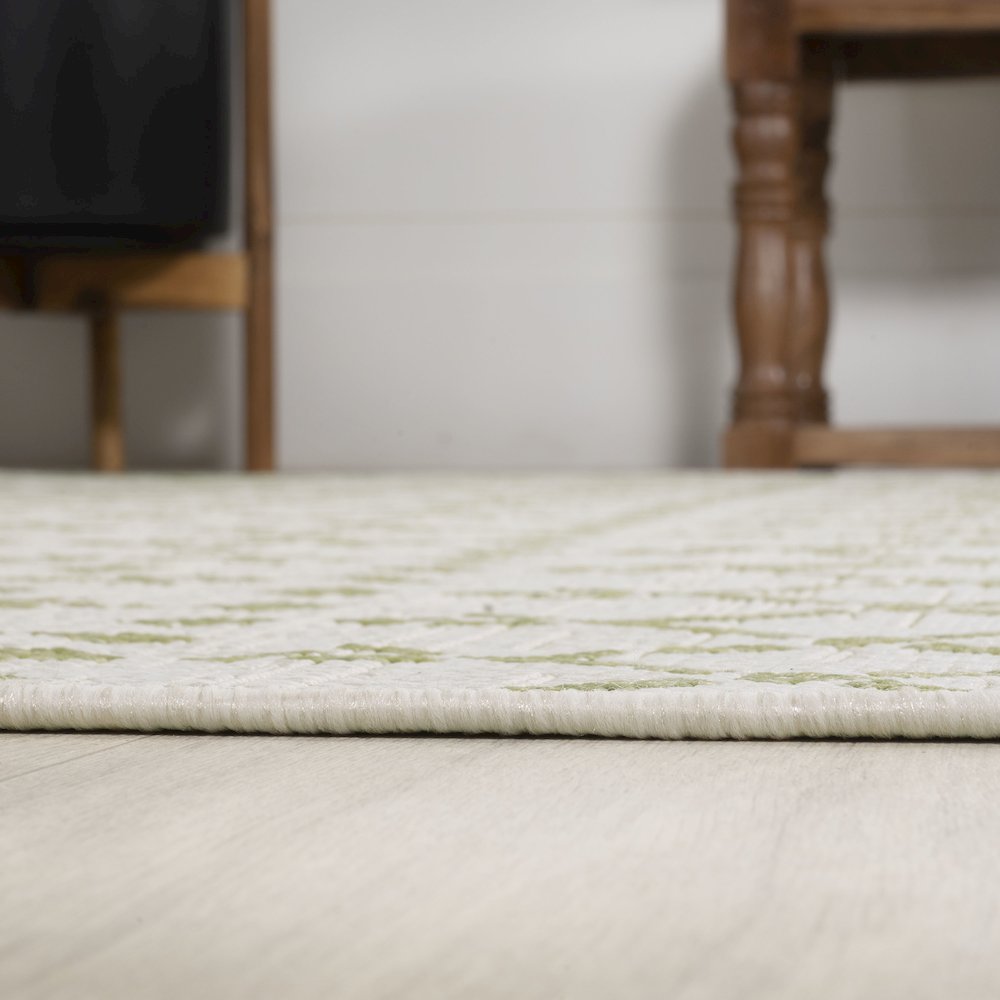 Ourika Moroccan Geometric Textured Weave Indoor/Outdoor Area Rug