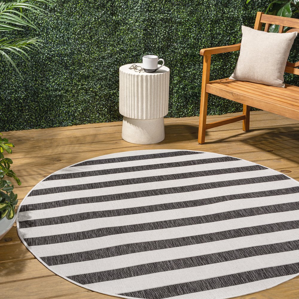 Aveiro Wide Stripe  Indoor/Outdoor  Rug