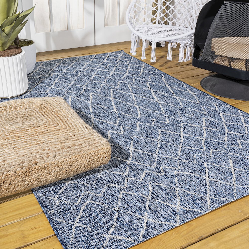 Madaba Moroccan Trellis Indoor/Outdoor Area Rug