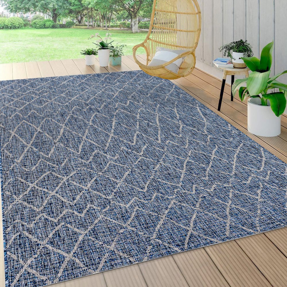 Madaba Moroccan Trellis Indoor/Outdoor Area Rug
