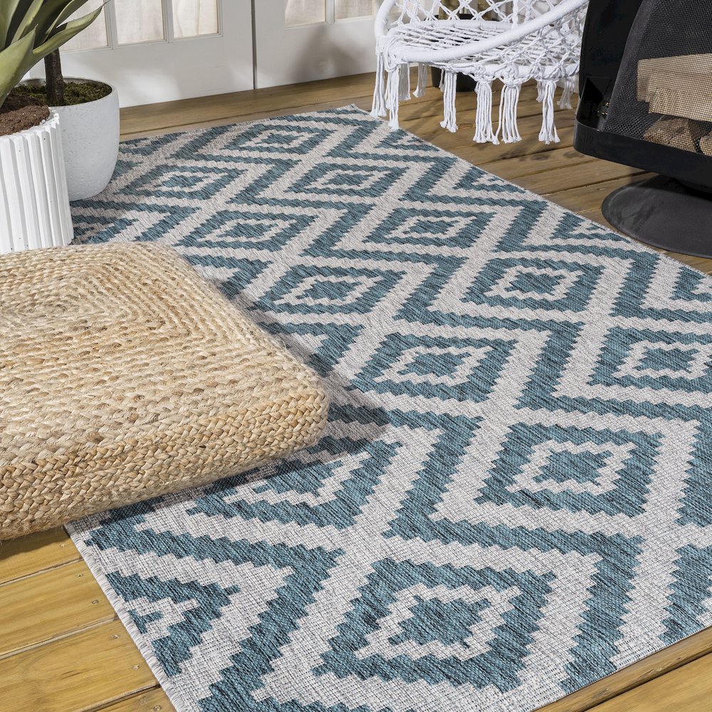 Sintra Diamond Tribal Indoor/Outdoor Area Rug