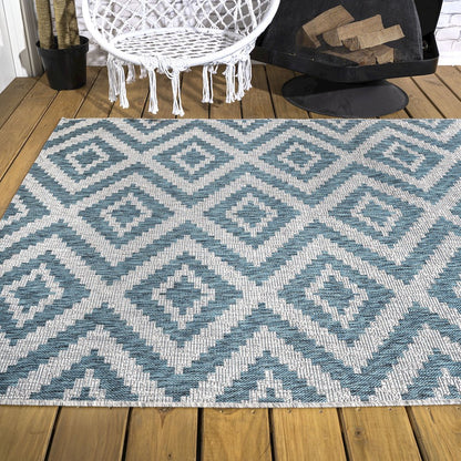 Sintra Diamond Tribal Indoor/Outdoor Area Rug