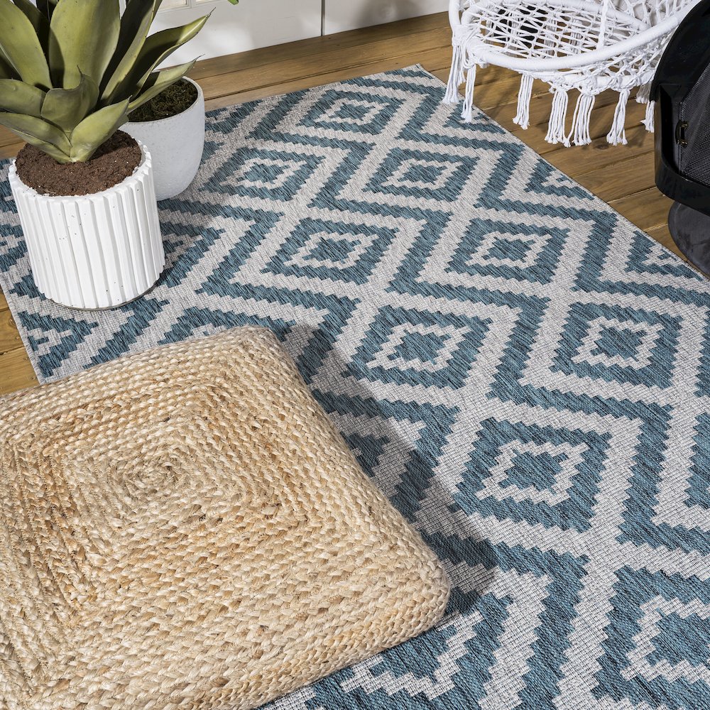 Sintra Diamond Tribal Indoor/Outdoor Area Rug