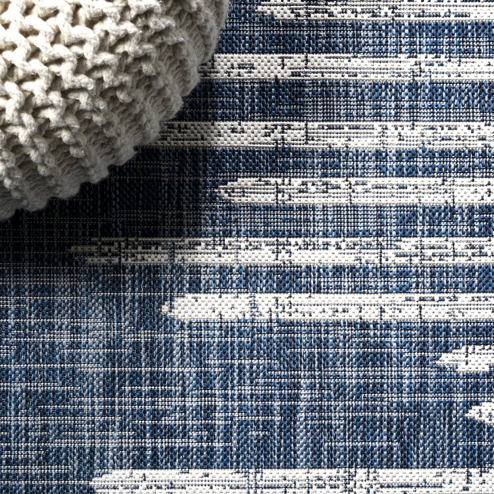 Zolak Berber Stripe Geometric Indoor/Outdoor Area Rug