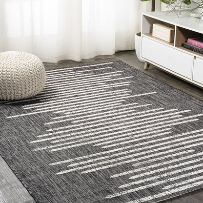 Zolak Berber Stripe Geometric Indoor/Outdoor Area Rug