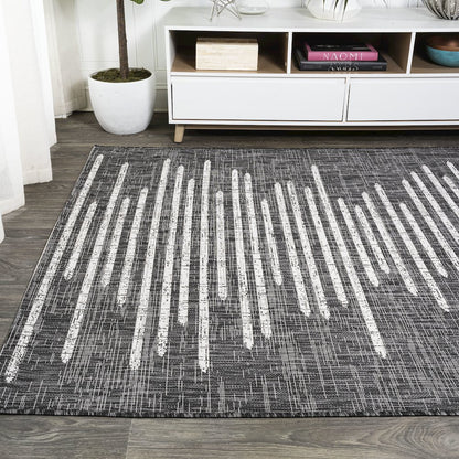 Zolak Berber Stripe Geometric Indoor/Outdoor Area Rug