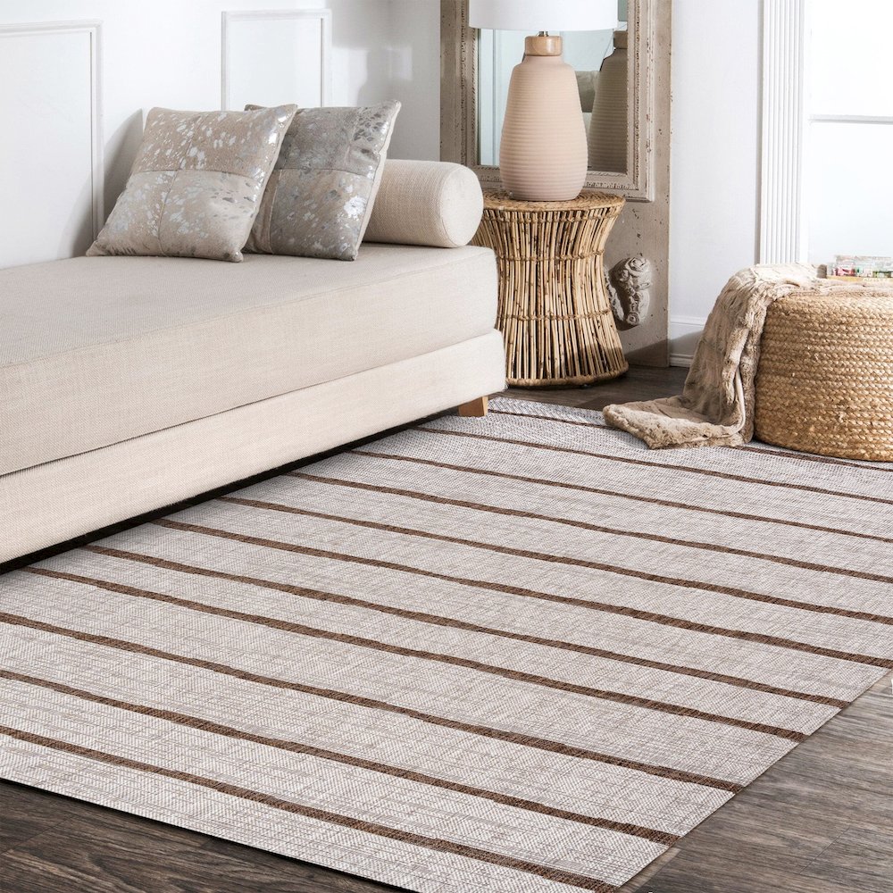 Colonia Berber Stripe Indoor/Outdoor Area Rug