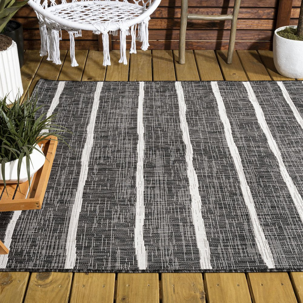 Colonia Berber Stripe Indoor/Outdoor Area Rug