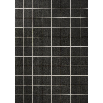 Grid Modern Squares Indoor/Outdoor Area Rug
