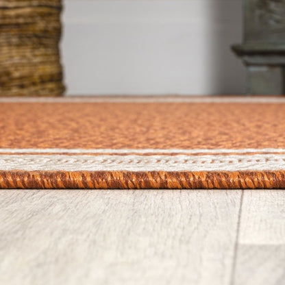 James Modern Border Stripe Indoor/Outdoor Area Rug