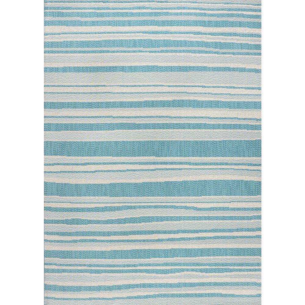 Castara Wavy Stripe Modern Indoor/Outdoor Area Rug