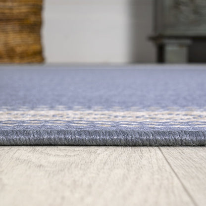 Lucia Classic Diamond Border Indoor/Outdoor Area Rug