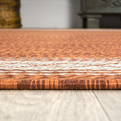 Lucia Classic Diamond Border Indoor/Outdoor Area Rug