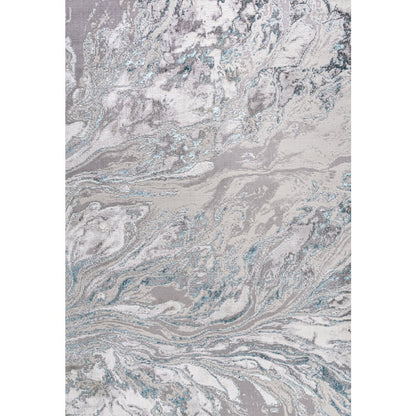 Swirl Marbled Abstract Area Rug
