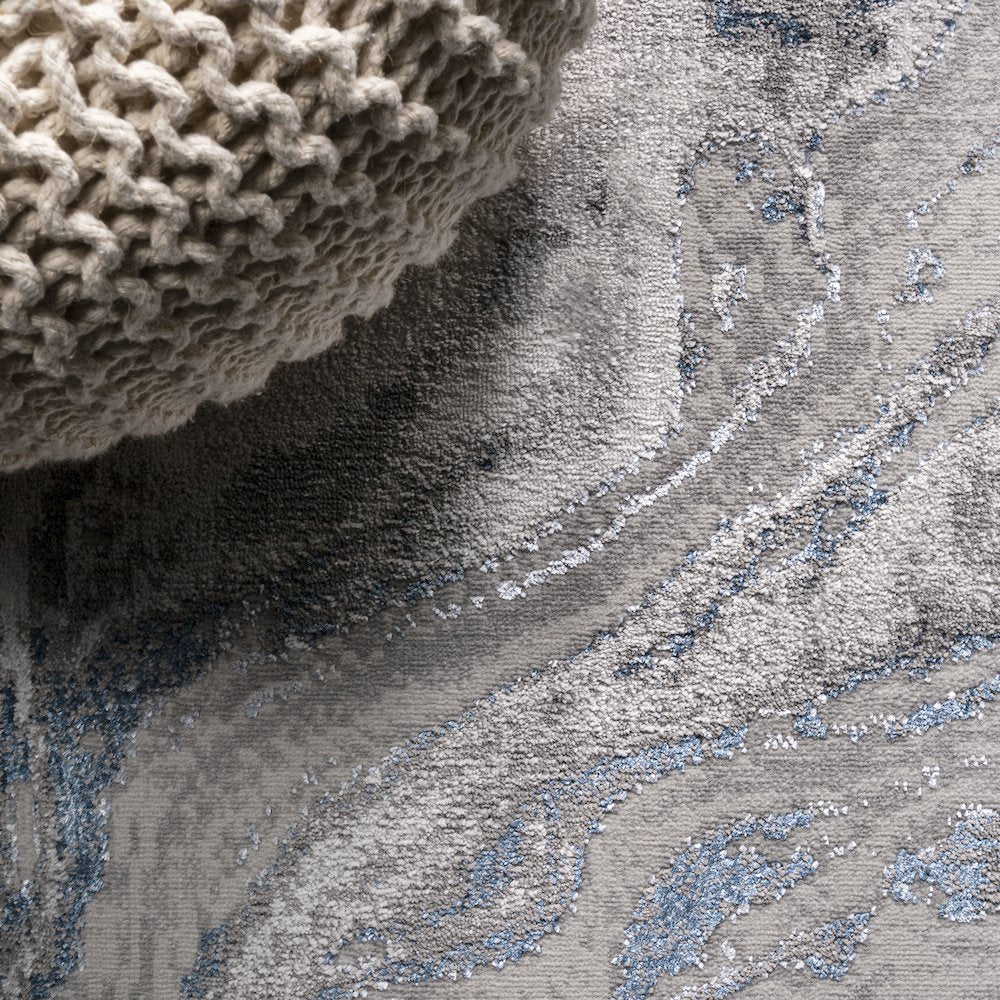 Swirl Marbled Abstract Area Rug