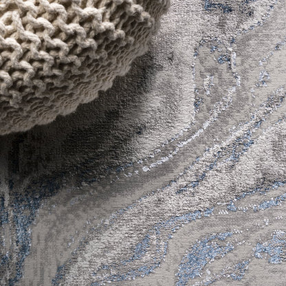 Swirl Marbled Abstract Area Rug