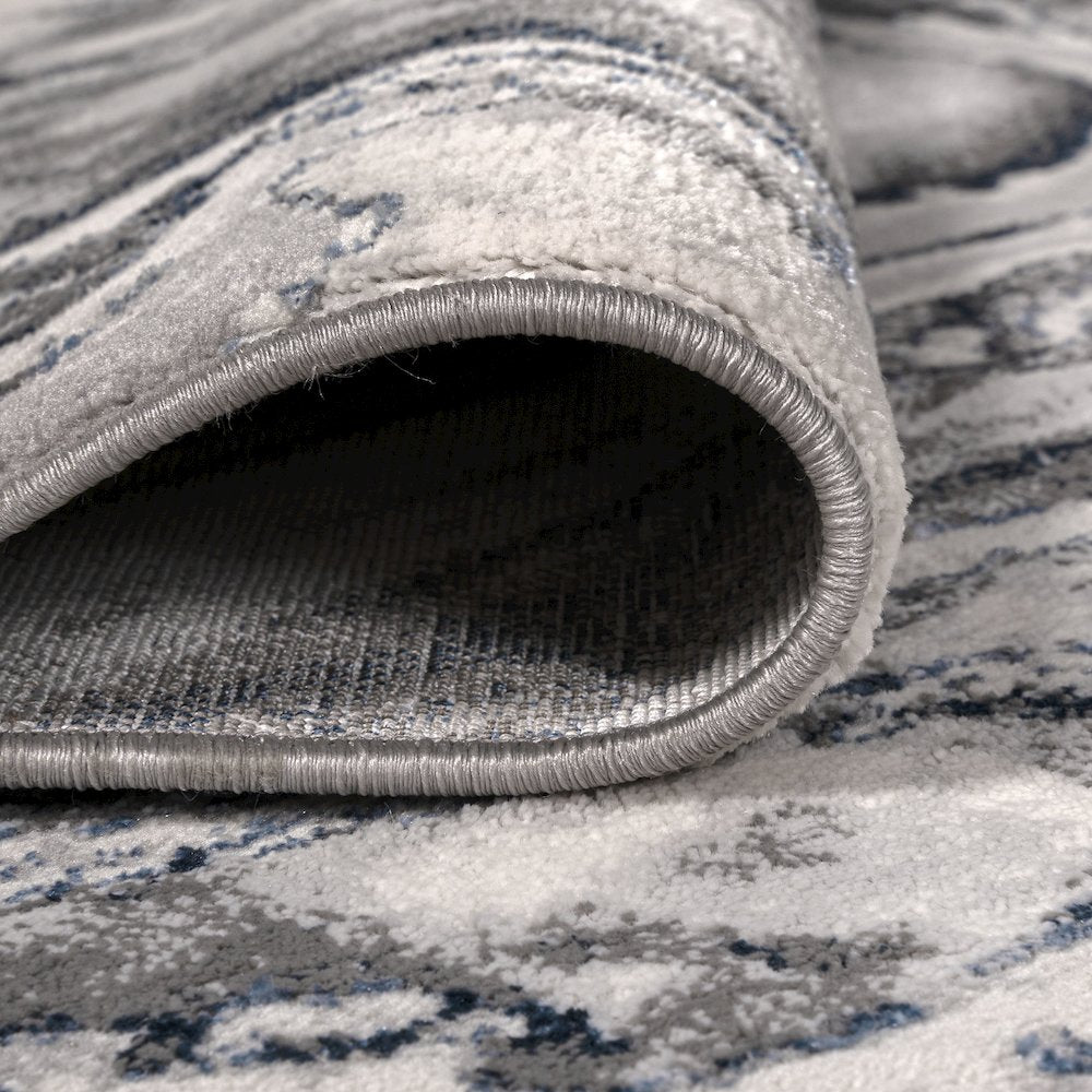 Swirl Marbled Abstract Area Rug