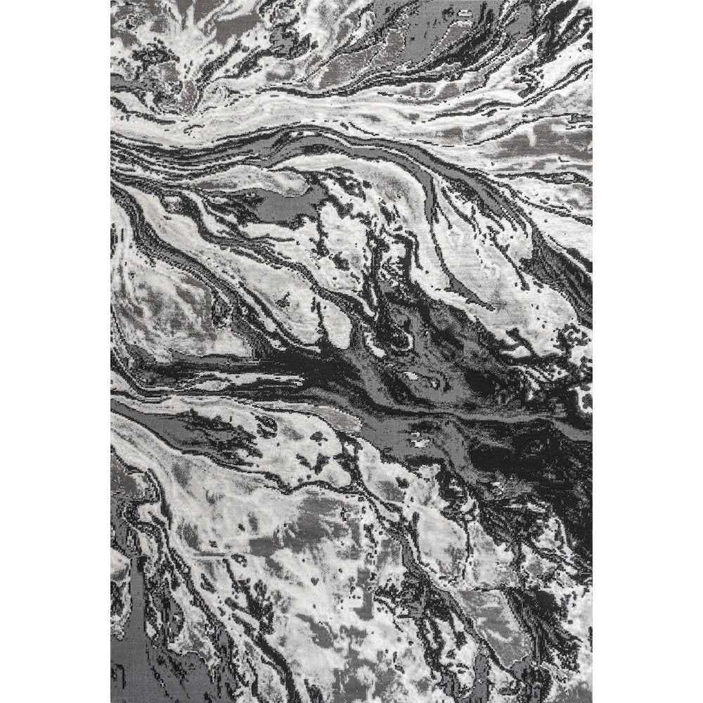 Swirl Marbled Abstract Area Rug