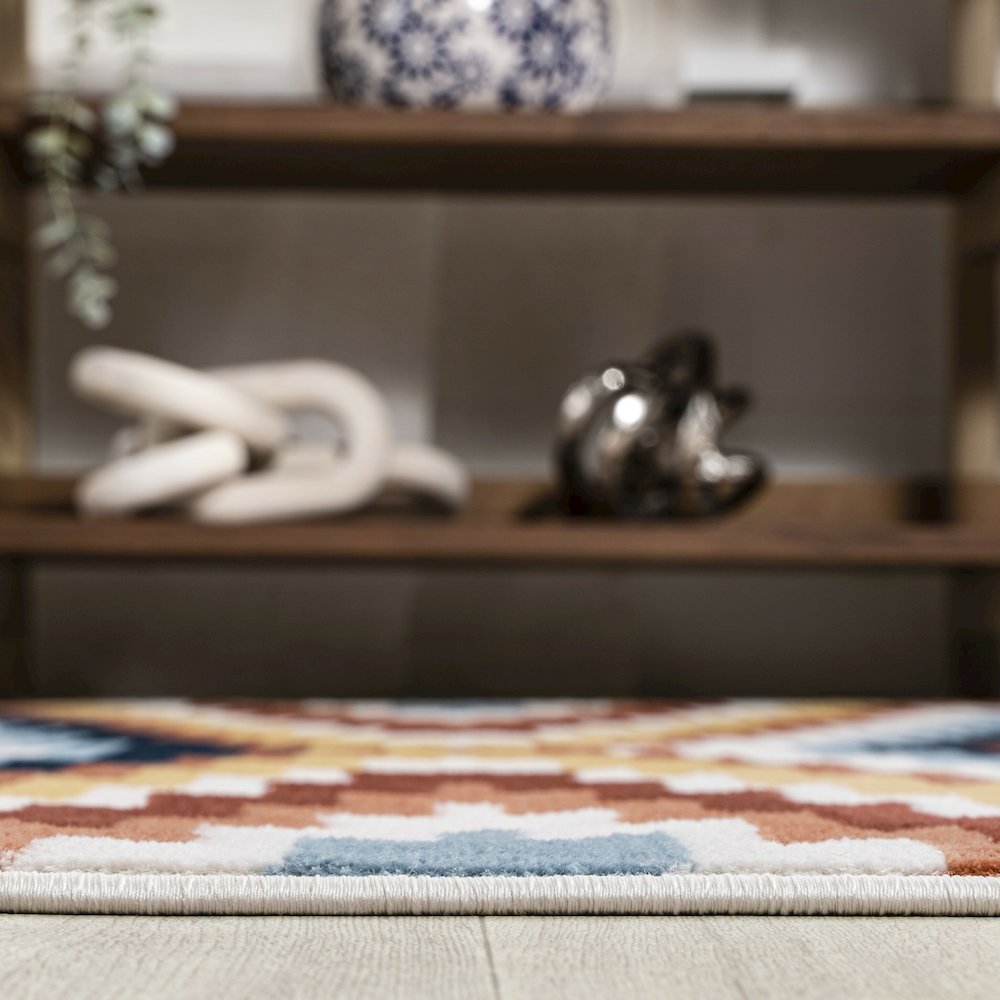 Konya Diamond Kilim Geometric Area Rug