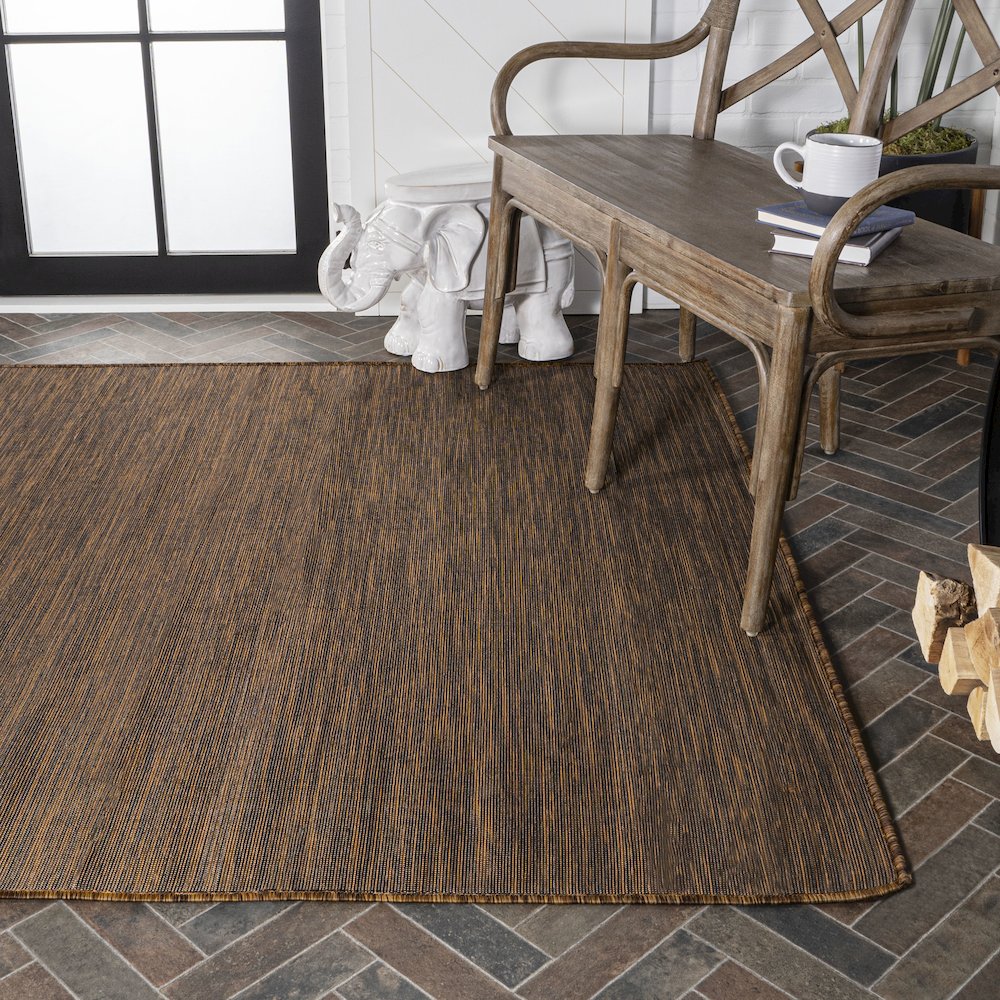Ethan Modern Flatweave Solid Area Rug