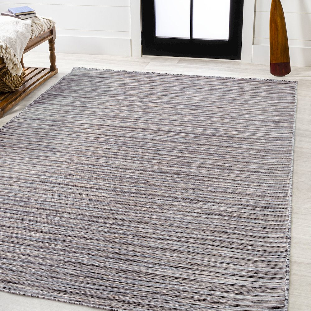Finn Modern Farmhouse Pinstripe Area Rug