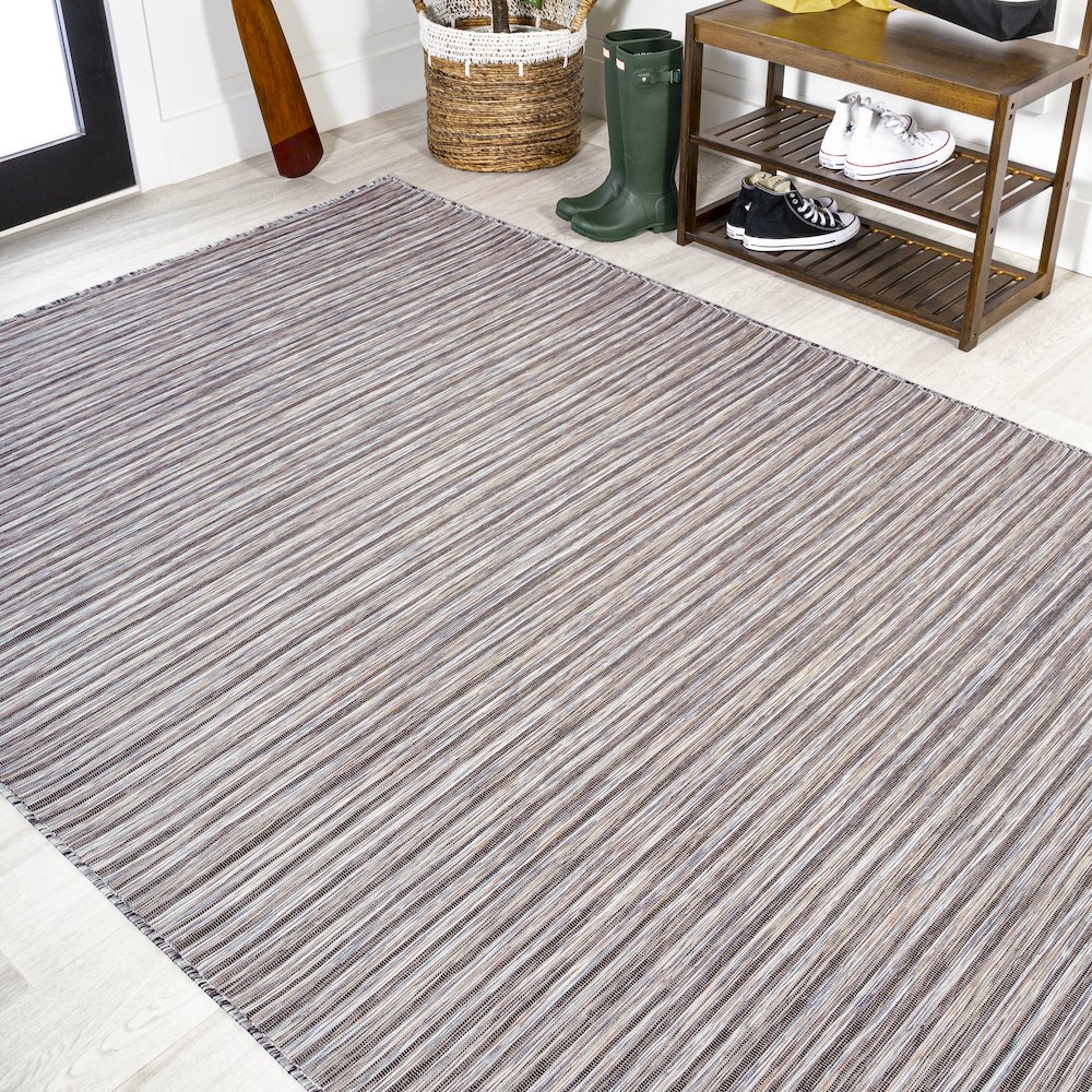 Finn Modern Farmhouse Pinstripe Area Rug