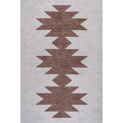 Chayton Minimalist Geometric Machine-Washable Area Rug