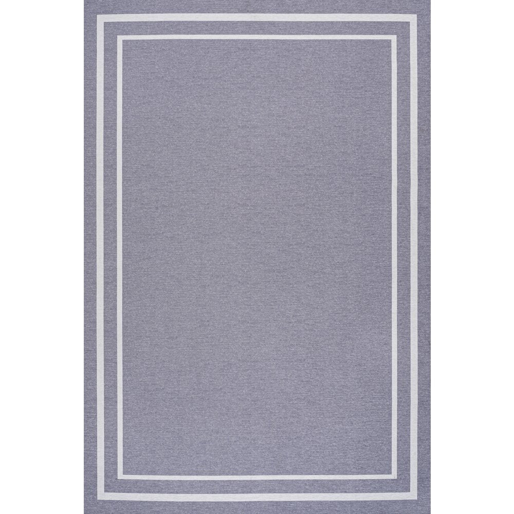 Sloane Classic 2-Stripe Border Washable Area Rug