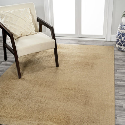 Twyla Classic Solid Low-Pile Machine-Washable Area Rug