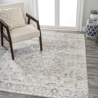 Shaii Global Medallion Low-Pile Machine-Washable Area Rug