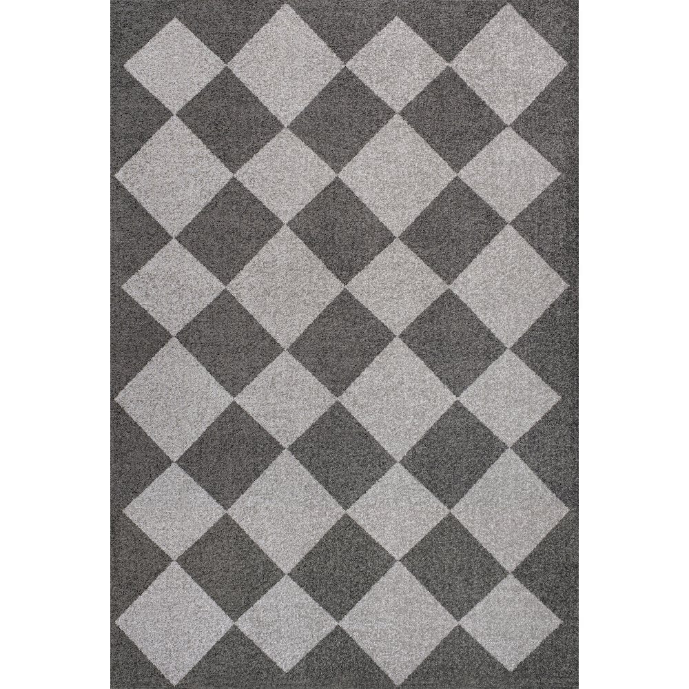 Draper Classic Geometric Diamond Pattern Area Rug