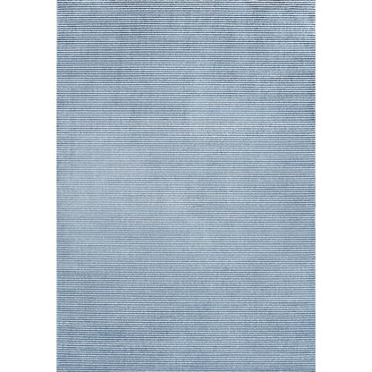 Cole Modern Minimalist Pinstripe High-Low Area Rug