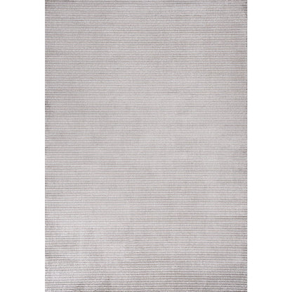 Cole Modern Minimalist Pinstripe High-Low Area Rug