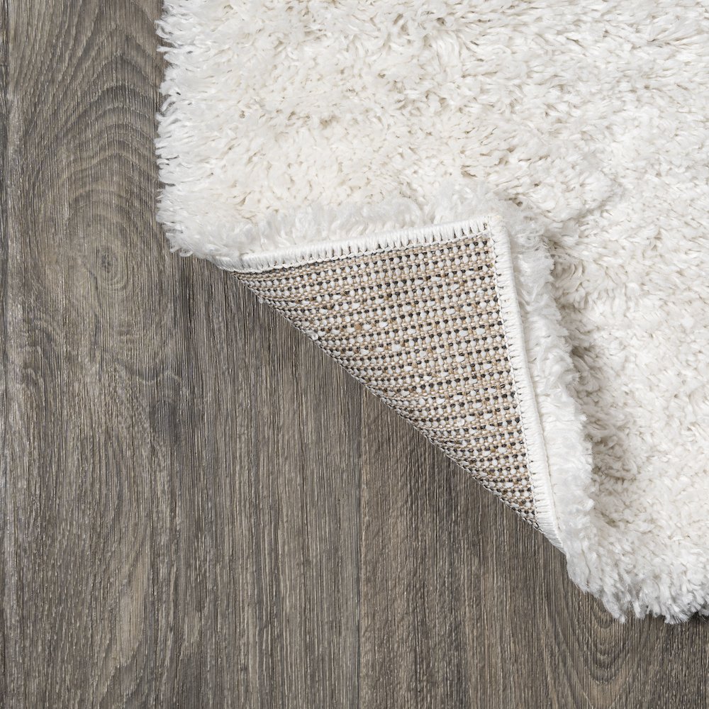 Groovy Solid Shag Area Rug