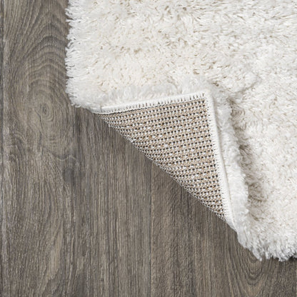 Groovy Solid Shag Area Rug