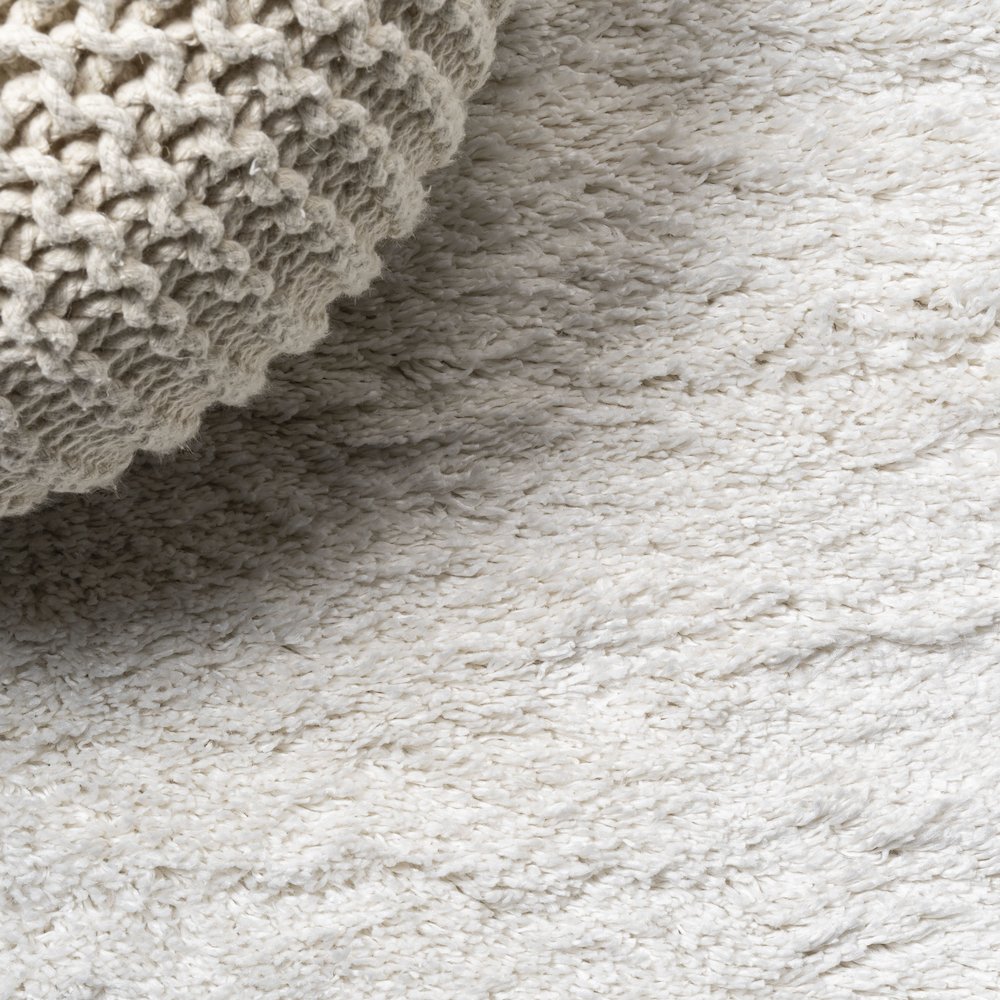 Groovy Solid Shag Area Rug
