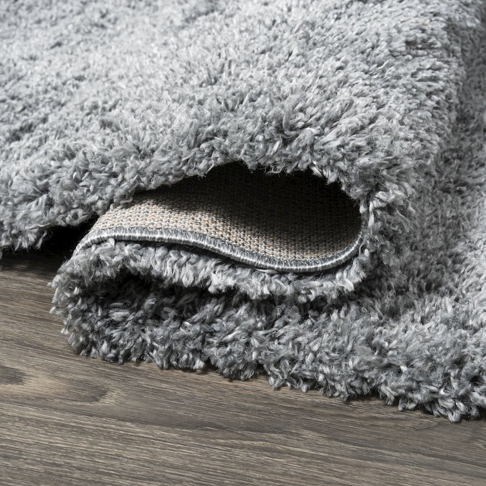 Groovy Solid Shag Area Rug