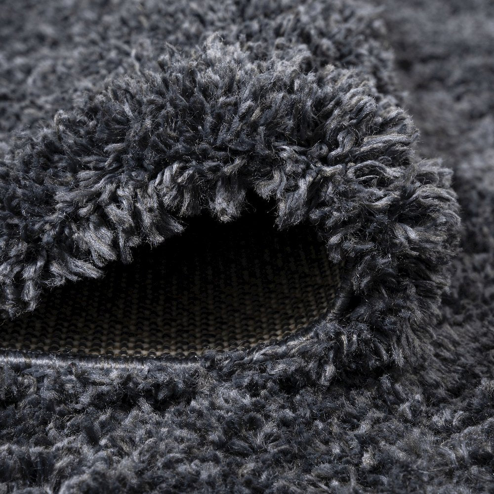 Groovy Solid Shag Area Rug