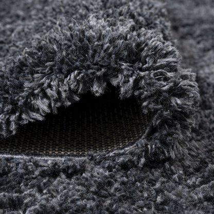 Groovy Solid Shag Area Rug