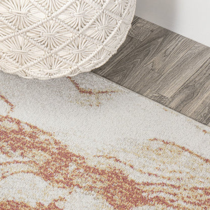Marmo Abstract Marbled Modern Area Rug