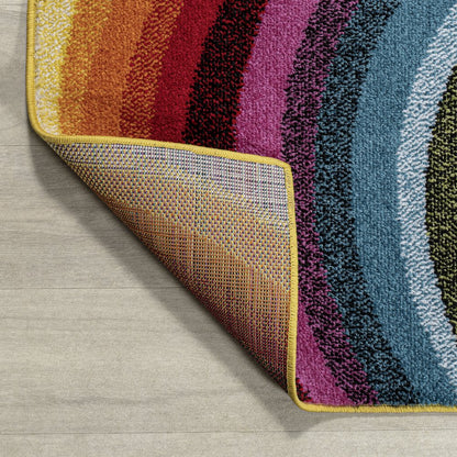 Flow Abstract Swirl Area Rug
